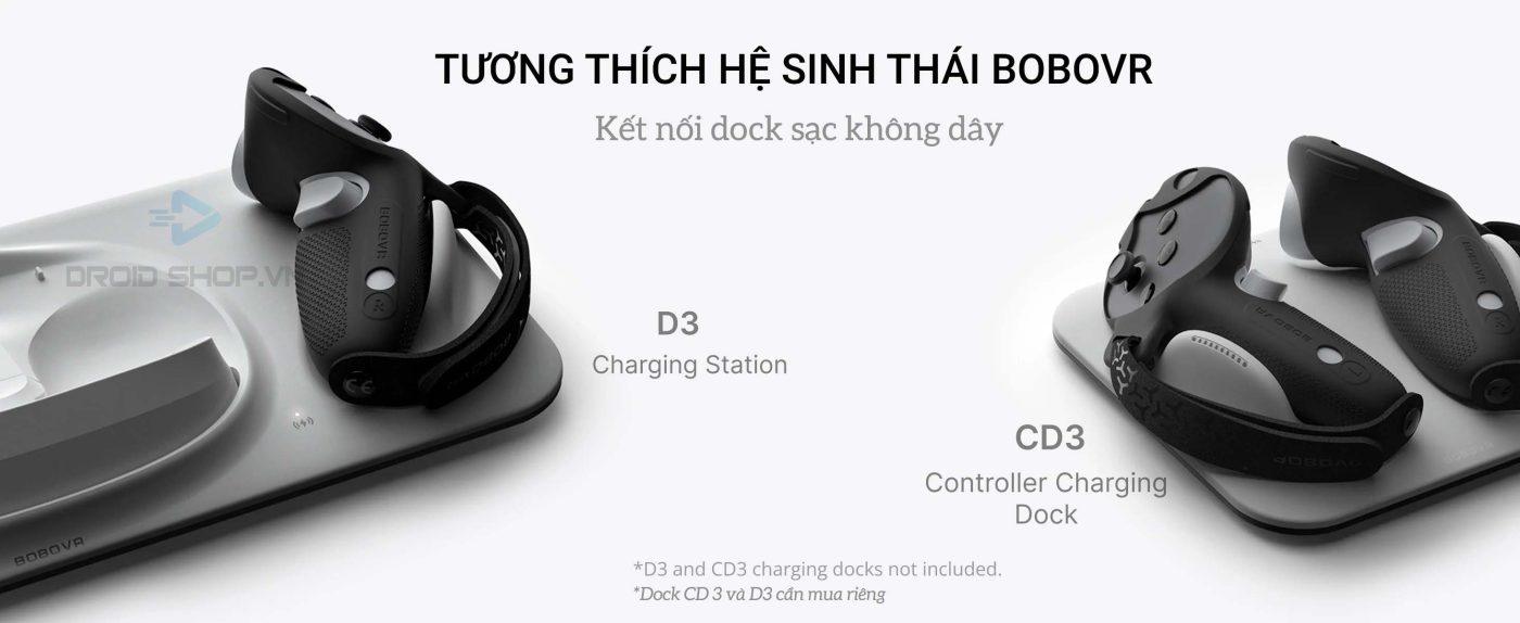 Bobovr G3 Tương Thích Dock Sạc Bobovr D3 Và Cd3