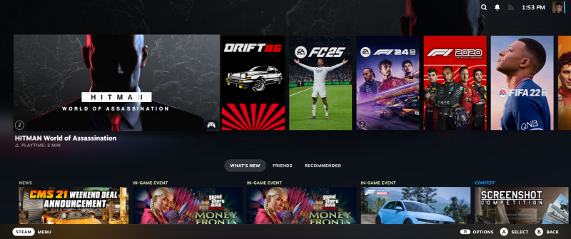 Giao Diện Chế độ Big Picture Của Steam