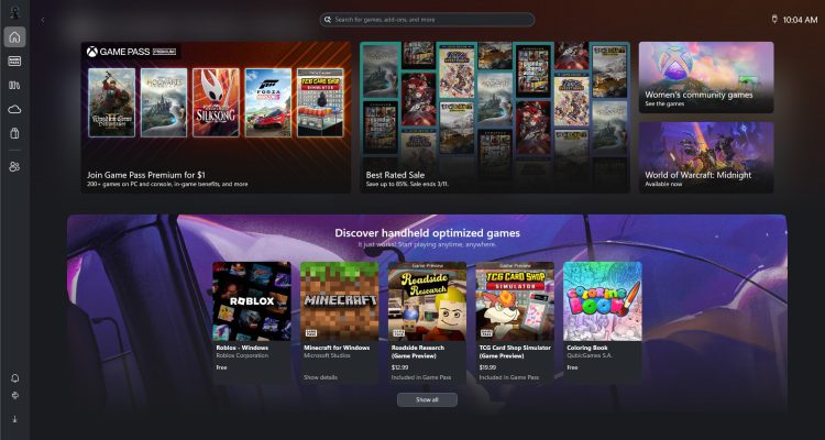 Giao Diện Của Xbox Mode