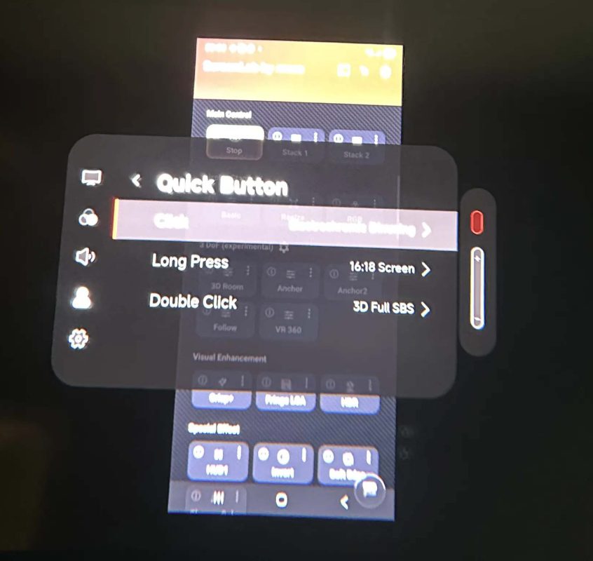 Các Option Tùy Biến Nút Quick Button