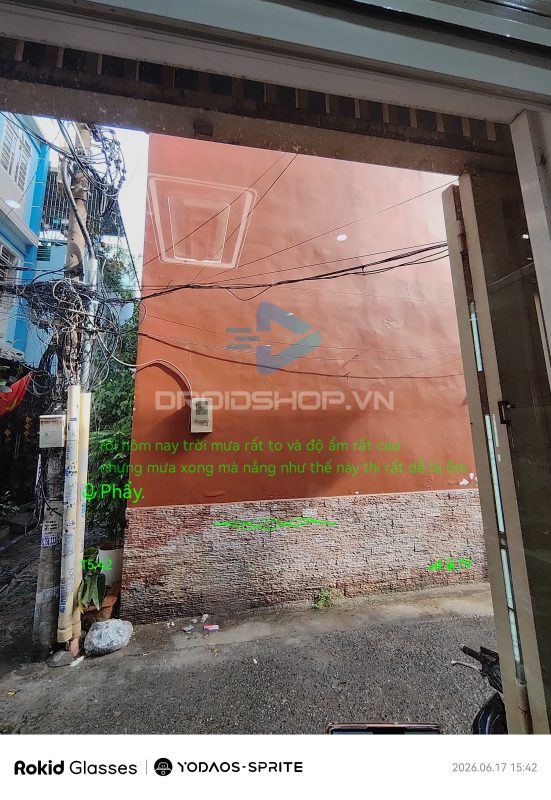 Giao Diện Chế độ Phụ đề Trên Rokid Glasses