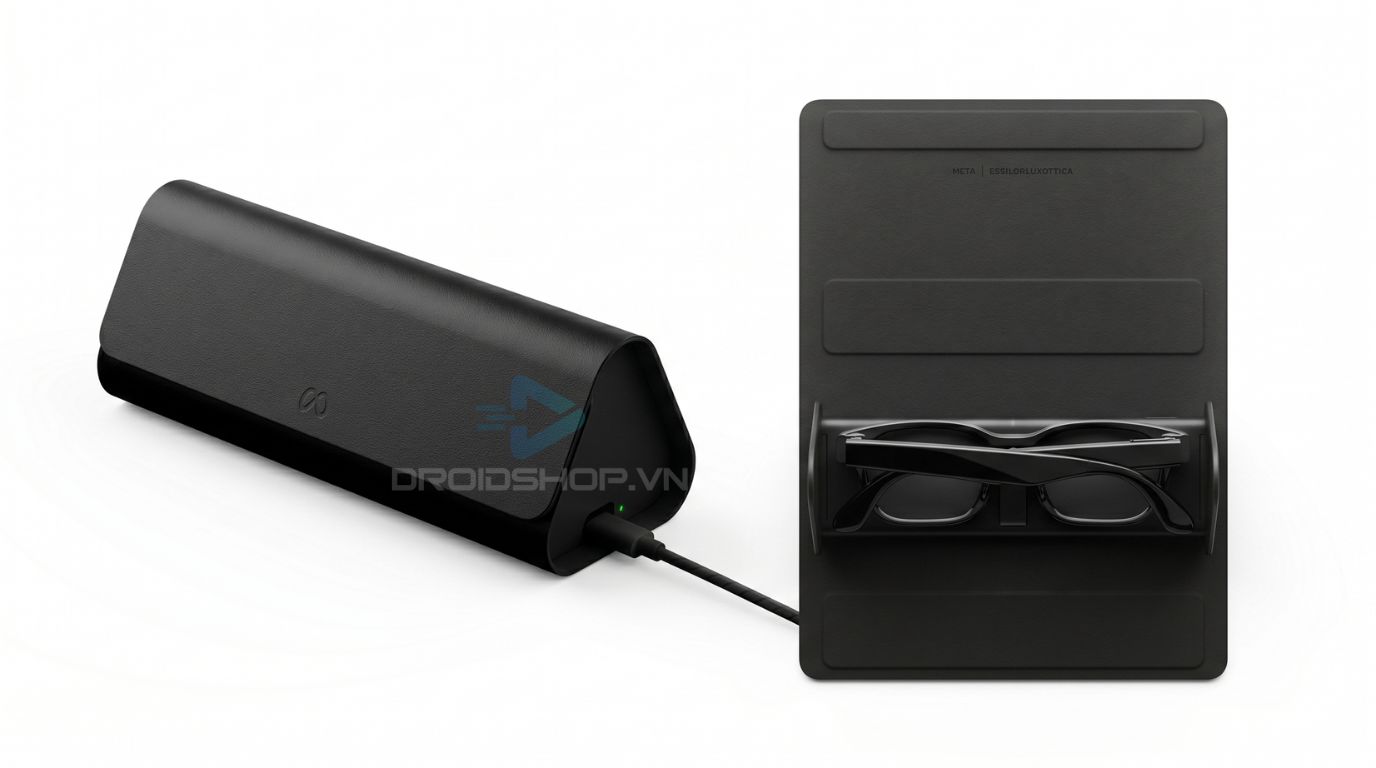 Hộp Sạc Mới Của Meta Glasses