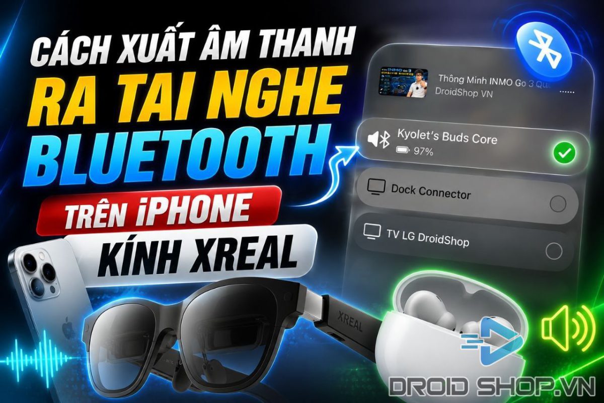 Thumbnail Cách Xuất âm Thanh Ra Tai Nghe Bluetooth Trên Iphone Cho Kính Xreal