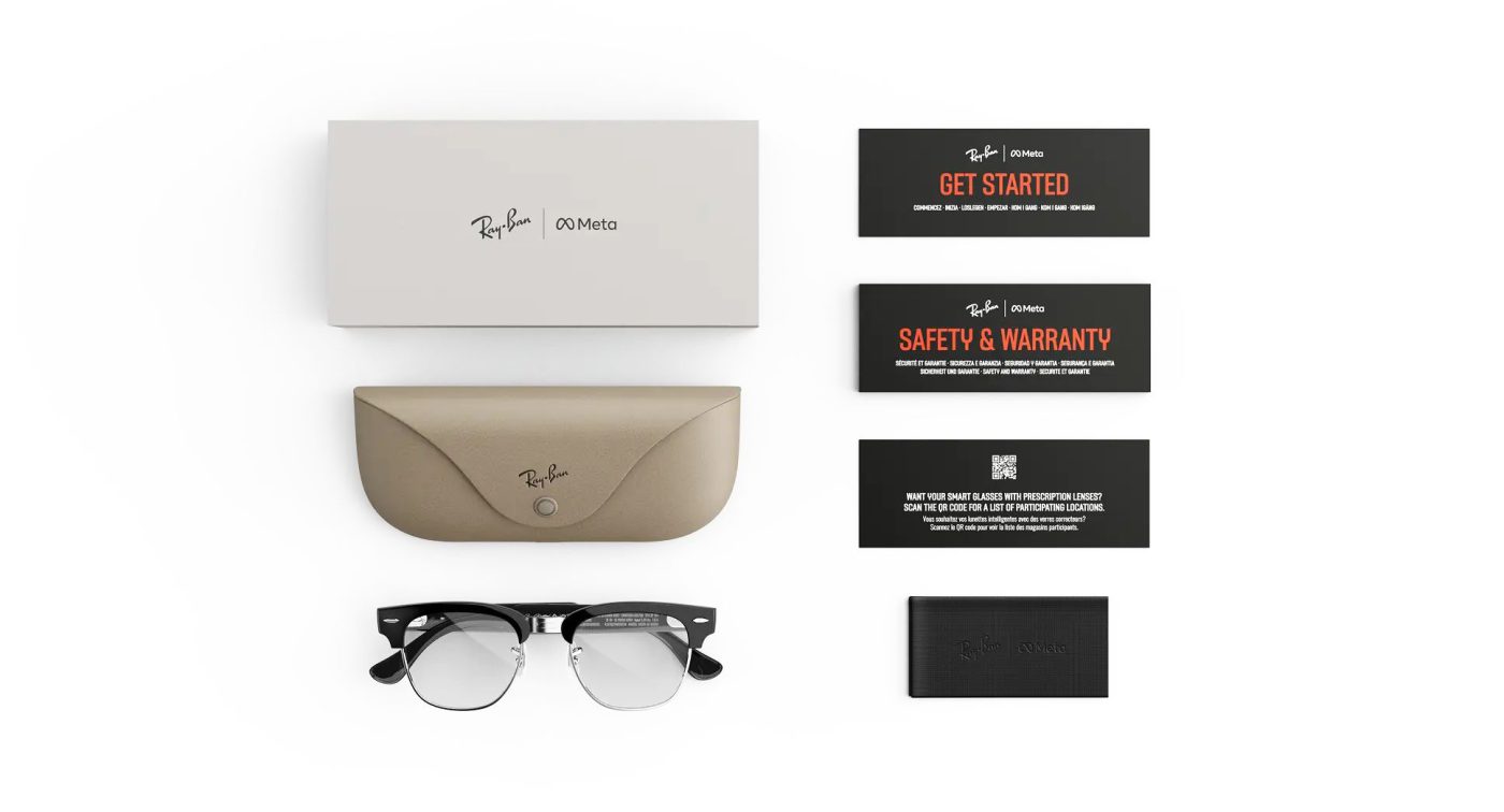 Ray Ban Meta Audio Clubmaster Trọn Bộ Sản Phẩm