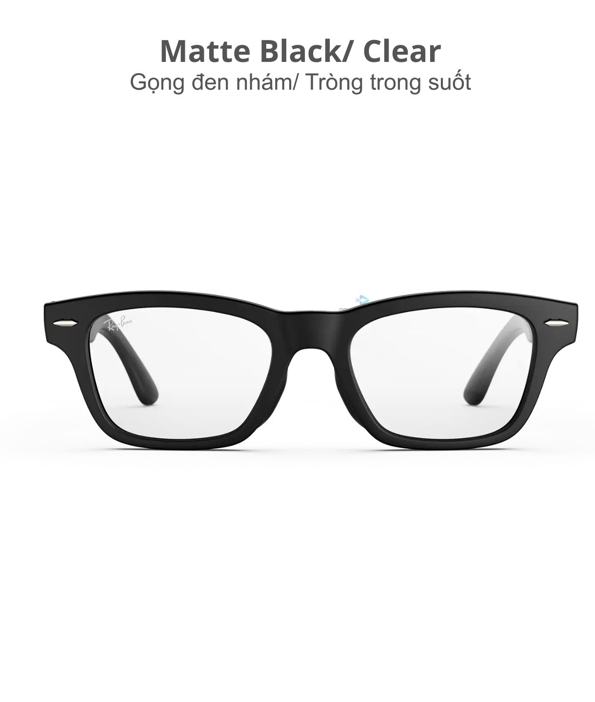Kính Ray Ban Meta Audio Burbank Matte Black Clear