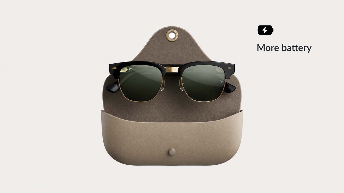 Ray Ban Meta Audio Clubmaster Pin Dùng Lâu Hơn
